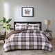 Olliix by Madison Park Essentials Parkston Brown King/California King 3M Scotchgard Down Alternative All Season Comforter Set-0