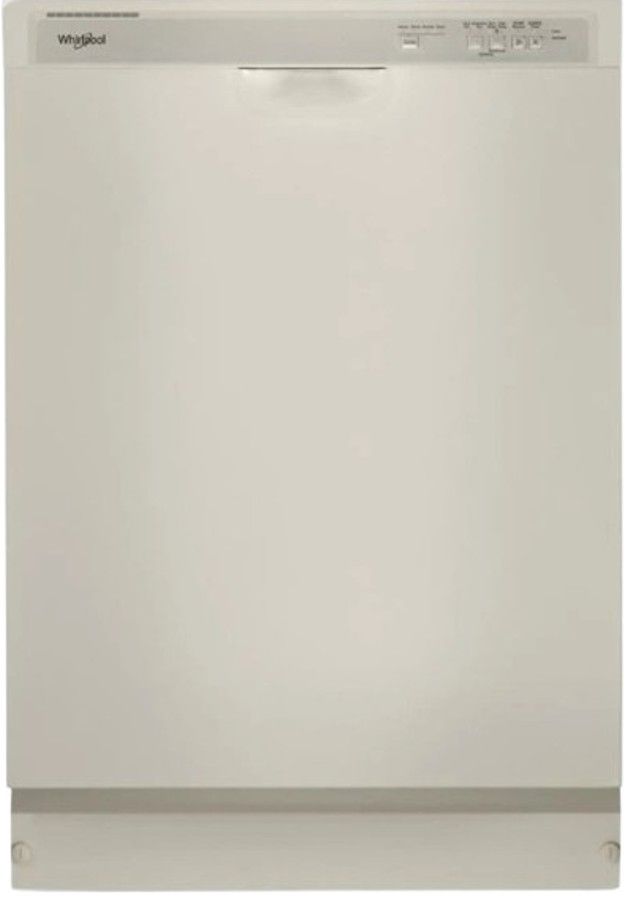 Whirlpool® 24" Biscuit Front Control Built In Dishwasher with Boost Cycle-0