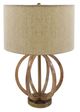 A & B Home Natural Brown Openwork Table Lamp-0