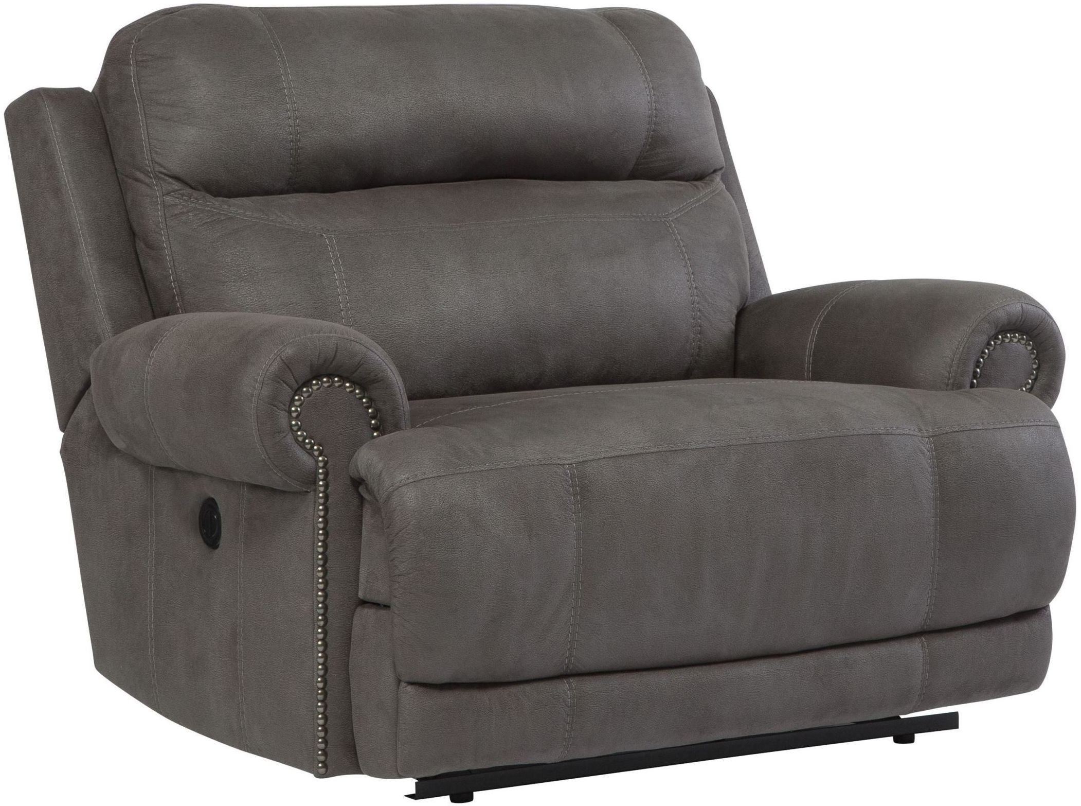 Signature Design by Ashley Austere Gray Zero Wall Recliner Furniture Loft Osage City Kansas