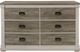 Mazin Furniture Arcadia 4 Piece White/Weathered Gray Twin Bedroom Set-4