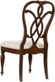 Hooker® Furniture Leesburg Alabaster/Mahogany Splat Back Dining Side Chair-2