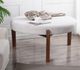 Stylecraft Dann Foley Lifestyle White Round Ottoman-3