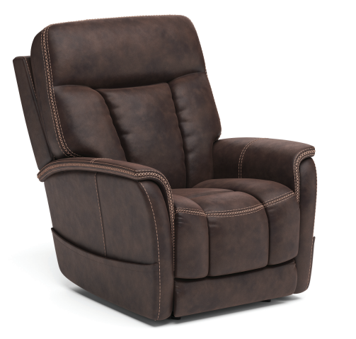Flexsteel® Atlas Brown Power Lift Recliner with Power Headrest and Lumbar-0