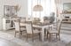 Parker House® Americana Modern 7-Piece Weathered Natural Rectangular Dining Table Set with Cotton Base-1