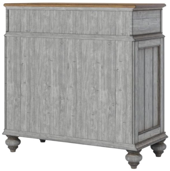 Flexsteel® Plymouth® Distressed Graywash Media Chest-3