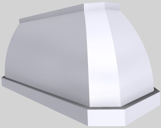 Vent-A-Hood® Designer Series 66" White Island Range Hood-2