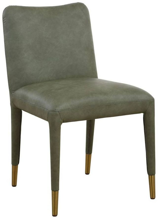 Uttermost® Conifer 2-Piece Pine Green Dining Side Chair Set-4