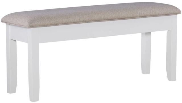 Powell® Turino Beige/Distressed White Bench-0