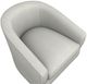 Best® Home Furnishings Customizable Ennely Swivel Barrel Chair with Dark Walnut Legs-3