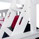 M3 Furniture White Twin/Full Bunk Bed-1