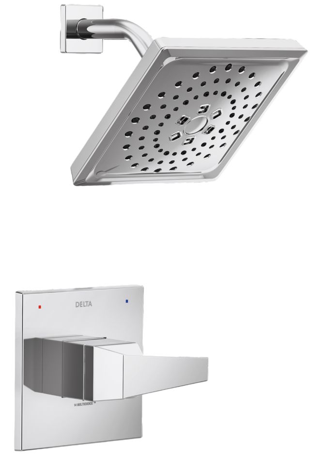 Delta Trillian® 14 Series Lumicoat® Chrome Stainless H2Okinetic Shower Only Trim-0