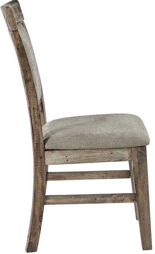 Olliix by INK+IVY Natural/Grey Set of 2 Oliver Dining Chairs-2
