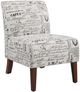 Linon Promo Script Accent Chair-0