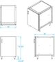 Kalamazoo™ Outdoor Gourmet Signature Series 24" Marine-Grade Stainless Steel Storage Cabinet with Single Door-1