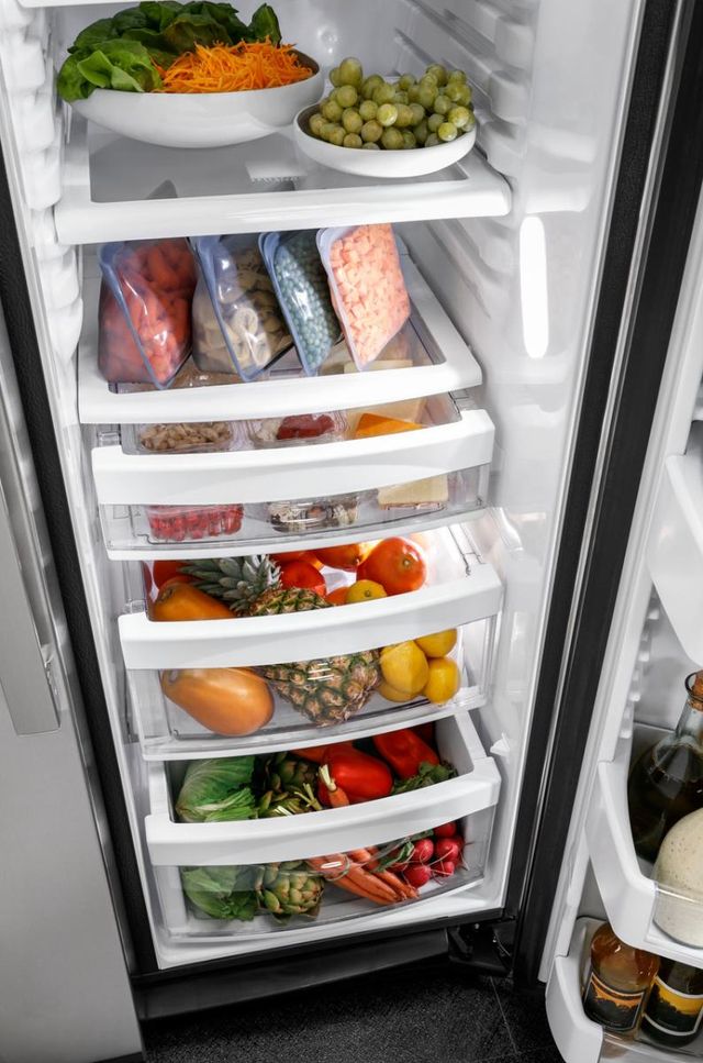 GE Profile™ 36 in. 25.3 Cu. Ft. Stainless Steel Side-by-Side Refrigerator-8