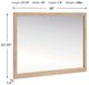 Signature Design by Ashley® Cielden Tan Bedroom Mirror-2