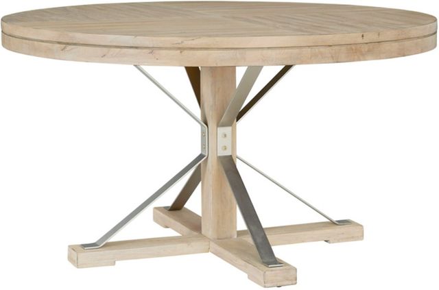 aspenhome® Maddox 7-Piece Beige/Biscotti Round Dining Set-2