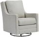 Signature Design by Ashley® Kambria Frost Swivel Glider Accent Chair-0