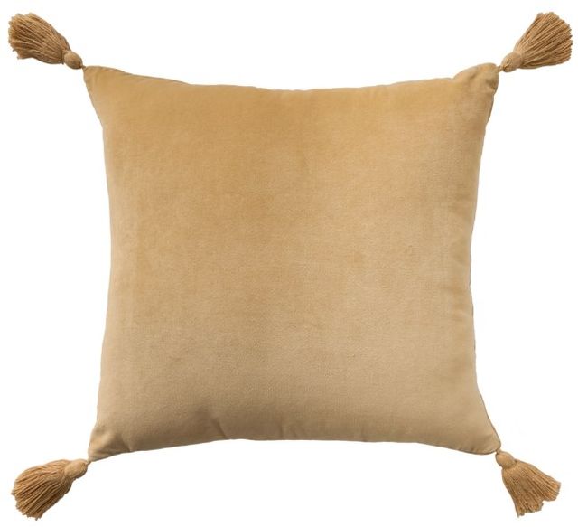 Nourison Home™ Mina Victory Vintage Pillow Beige Floral Center 22"x22" Throw Pillow-1