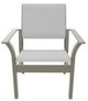 Telescope Casual Leeward Abalone/Storm Fabric/Polymer Outdoor MGP Sling Stacking Cafe Chair-1