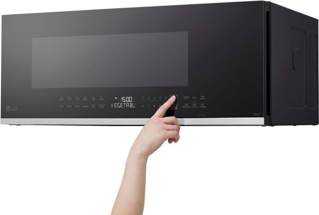 LG 30" 1.8 Cu. Ft. Fingerprint Resistant Stainless Steel Over the Range Microwave-1