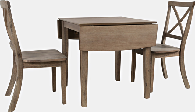 Jofran Inc. Eastern Tides 3-Piece Bisque Dining Set-1