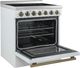 FORNO® Paolo 30" White Freestanding Electric Range-2