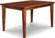 Handstone Customizable Glengarry Heritage Nutmeg 54x72 Centre Leg Table with 4x12" Leaf's-0