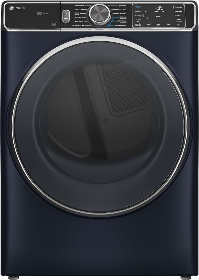 GE Profile™ 7.8 Cu. Ft Sapphire Blue Gas Dryer-0