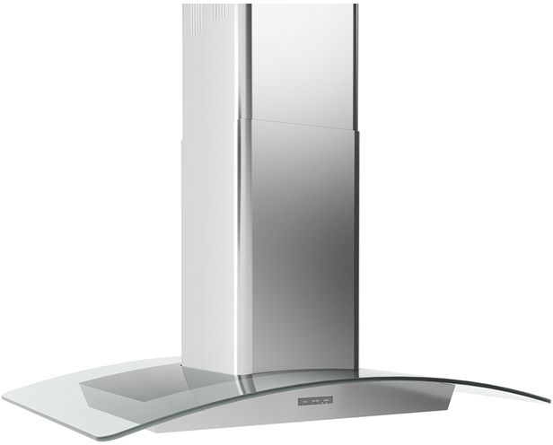 Zephyr Brisas BML Stainless Steel with Glass Canopy Island Range Hood-2