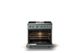 Viking® 5 Series 36" Novembery Sky Pro Style Dual Fuel (LP) Range with Brushed Brass Trim-1