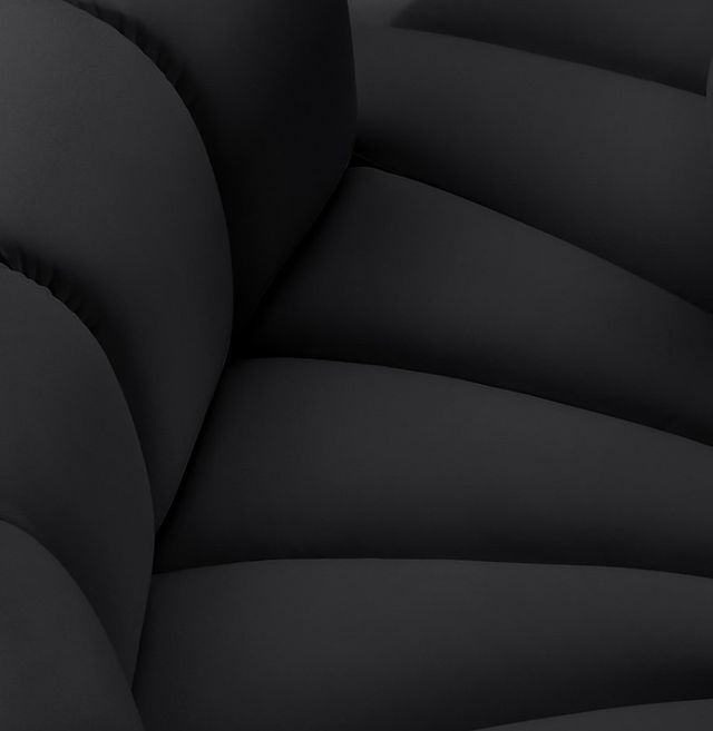 Meridian Furniture Arc 6-Piece Black Vegan Leather Sectional-3
