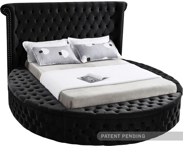 Meridian Furniture Luxus Black King Bed-0