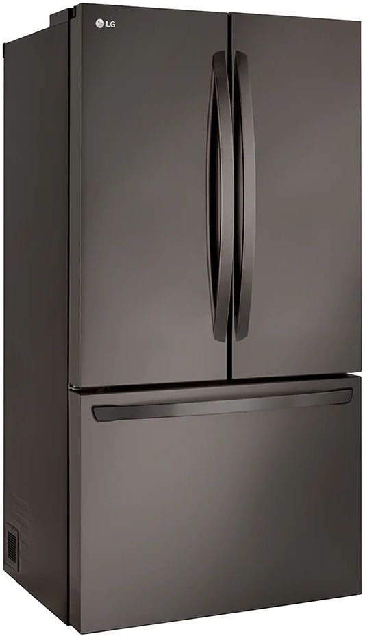LG 36" 26.5 Cu. Ft. PrintProof™ Black Stainless Steel Smart Counter Depth French Door Refrigerator -3