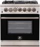 FORNO® 30" Matte Black Range Door-1