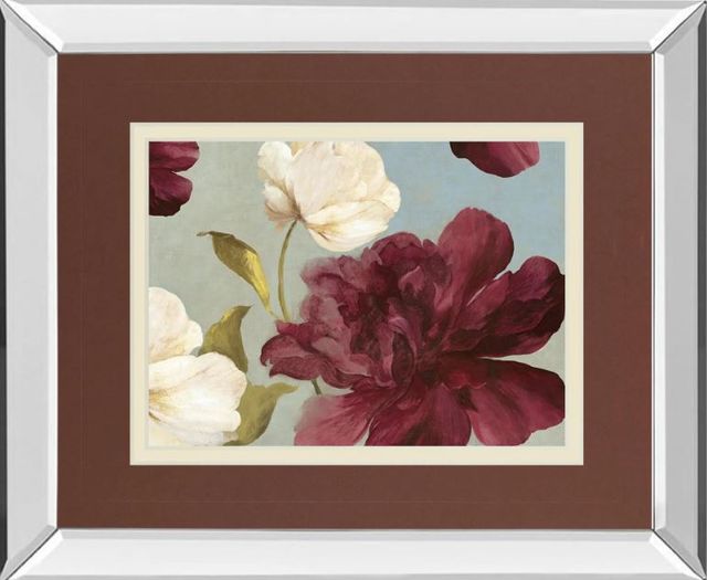Classy Art Deep Peonies Il by Asia Jensen Mirror Framed Wall Art-0