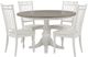 Liberty Furniture Magnolia Manor 5-Piece Antique White/Weathered Bark Optional Drop Leaf Dining Set-0