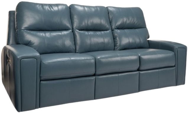 Decor-Rest® Furniture LTD Customizable M38500P Leather Power Reclining Sofa with Headrest and Lumbar-0