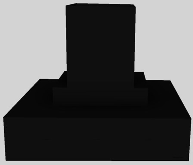 Vent-A-Hood® 36" Black Contemporary Island Range Hood-0