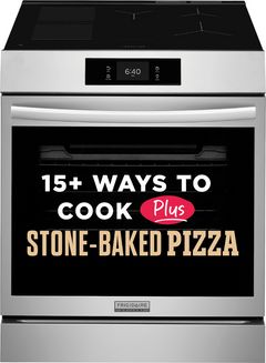 Frigidaire Gallery® 30" Stainless Steel Slide-In Induction Range with Stone-Baked Pizza