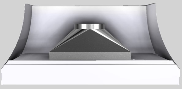 Vent-A-Hood® Designer Series 66" White Wall Mounted Range Hood-2