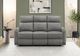 Monarch Specialties Inc. Dark Grey 70" Small Upholstered Manual Reclining Sofa-1