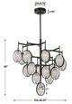 Uttermost® Maxin Bronze 15-Light Large Chandelier-2