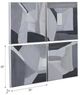 Sagebrook Home Triana 4-Piece Wall Art Set-1