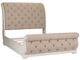 Liberty Furniture Abbey Park 4-Piece Antique White/Weathered Brown Queen Upholstered Sleigh Bedroom Set-2