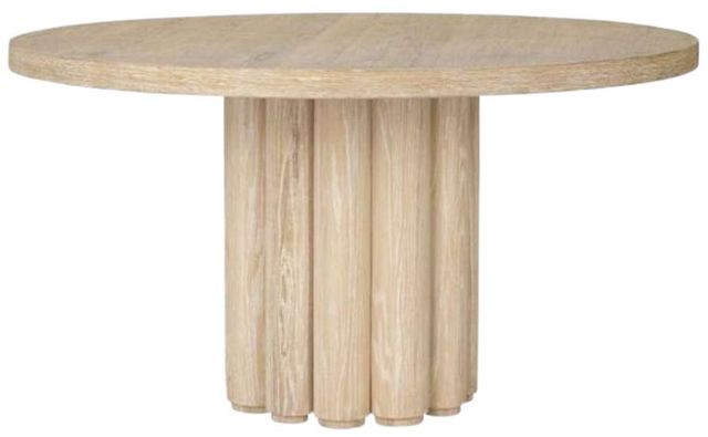 Classic Home Tiber Cream Washed Dining Table-0