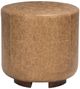 Classic Home Millo Sedona Brown Leather Ottoman-0