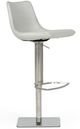VIG Furniture Modrest Manning Light Gray Adjustable Stool-0
