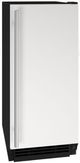 U-Line® Black/White 15" Clear Cube Ice Maker-0